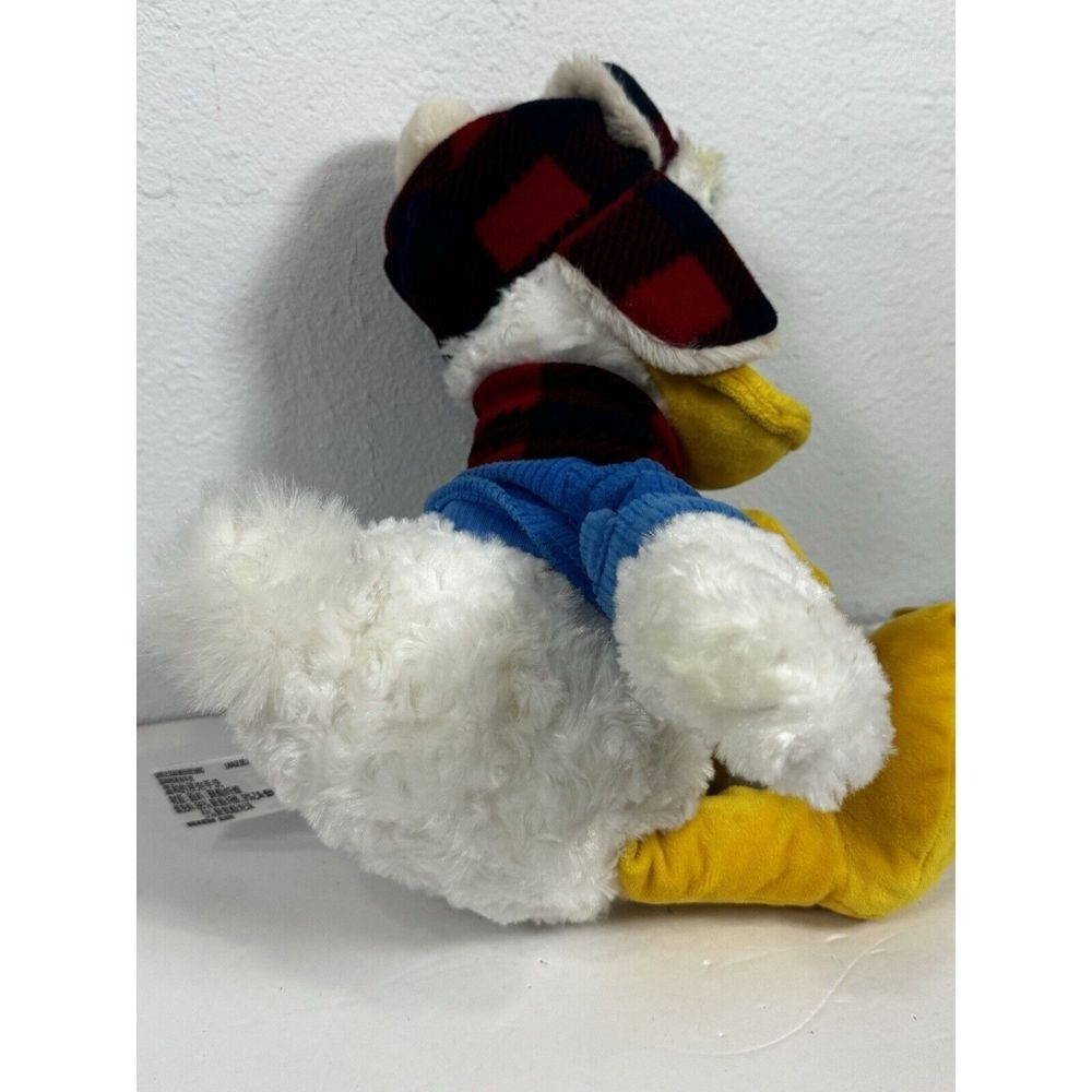 DISNEY DONALD‎ DUCK WINTER WISHES HOLIDAY PLUSH TOY Disney Tags In Pics - Picture 8 of 12